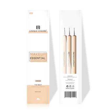 DIY Wooden Nail Art Dotting Pen with Rhinestone Picker for Manicure Tools - Private Label