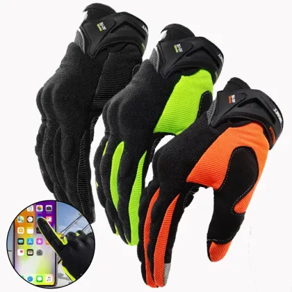 Motorcycle Gloves Summer Breathable Racing Gloves Motorbike Motocross Racing Touch Screen Gloves