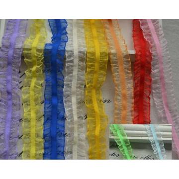 ruffle elastic lace rolls for garment/ wedding garter