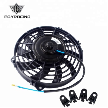 9 Inch Universal 12V 80W Slim Reversible Electric Radiator with Auto Fan and Mounting Kit