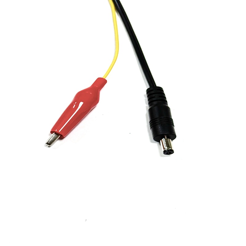 Alligator Clip DC Power Test Cable DC 5.5x2.1mm Male Female Adapter Wire