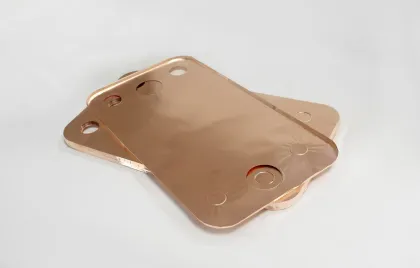 Copper foil for heat exchanger