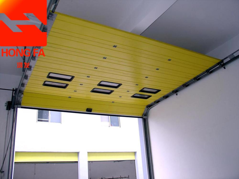 Intelligent sectional garage door