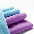 Soft colorful high quality household microfiber cloth towel