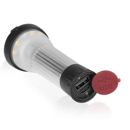 Camping Light with Magnetic Base - 3000mAh, 5 Lighting Modes, LED Flashlight Similar to BlackDog/Goal Zero