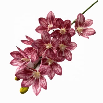 3D Printed Artificial Clematis Flower Branch with Orchids for Wedding Centerpieces