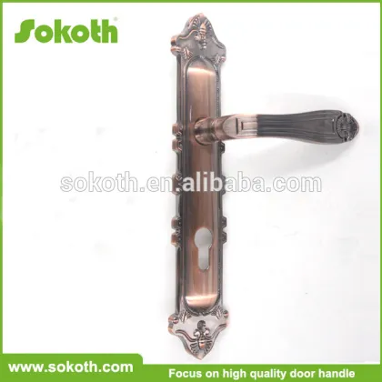 door handle on the long plate ,classic door handle cover plates