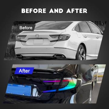 HCMOTIONZ RGB LED Taillights For Honda Accord 2018-2023