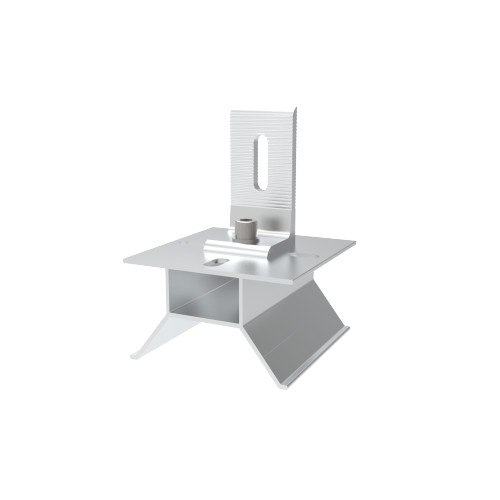 Abrazadera de tipo compuesto trapezoidal para costura alzada