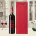 Caixa de presente de vinho tinto requintado