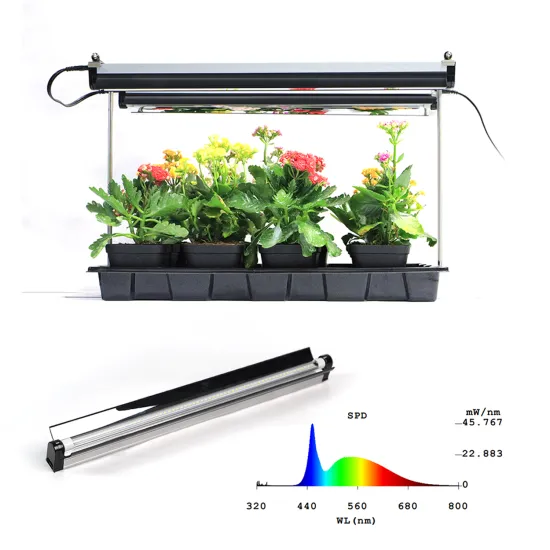 Minigarden LED Metal Indoor Garden Kitchen Dual Lamp System Kit - Grow Light