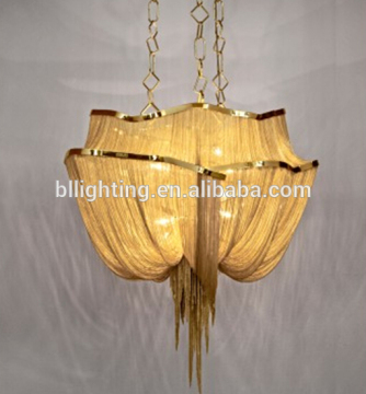 Modern gold finish home decorative indoor led light