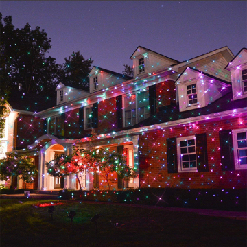 High Quality 7 Color Laser Light Projector for Indoor & Outdoor Use