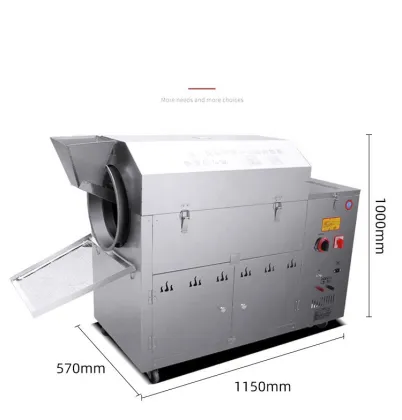 Electric Stainless Steel Toaster for Almonds and Peanuts