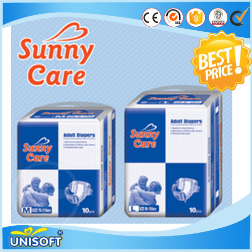 sunny care disposable absorbent printed adult diapers hot sale