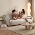 Maxky Italian Living Room Simple Modern Cloud Sofa