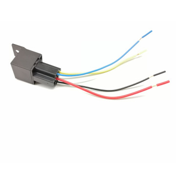 12V/24V DC 40A SPST 4-Pin 4-Wire Car Truck Relay & Socket