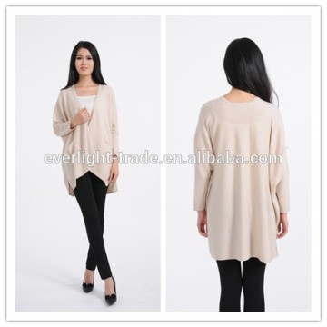 2016 Autumn pure cashmere cardigan long sweater with pockets