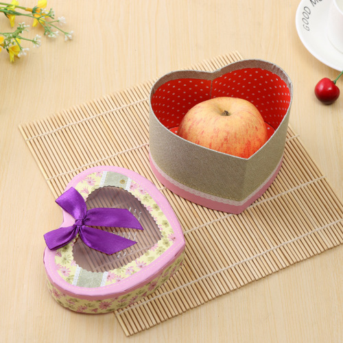 Christmas Gift Packaging Heart Shape Paper Box Wholesale
