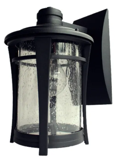 Aluminum Europe Traditional Outdoor Wall Lights Black Wall Lamp 110 - 220 Voltage