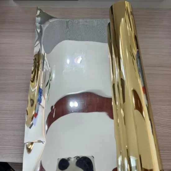 Rigid Gold Metallized PET Sheet for Thermoforming Packaging