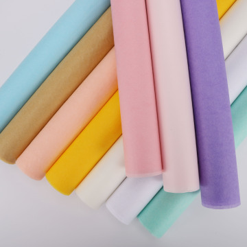 One Color Snow Pear Paper - 50x70cm Florist Tissue Wrapping Paper for Bouquets and Gifts