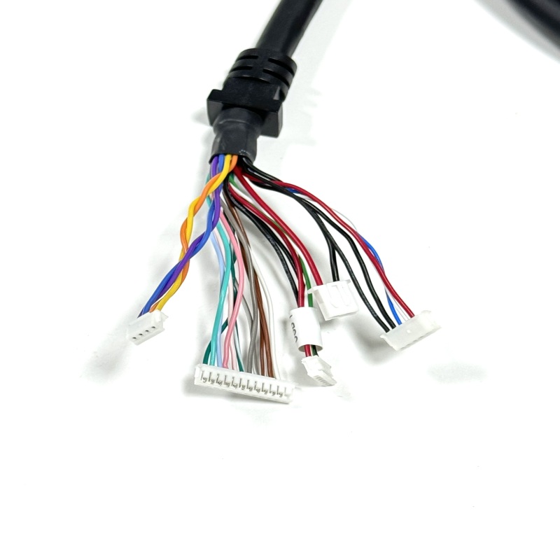 VT-7 Multi-Branch Bracket Wiring Harness with USB RJ45 and Multi-Type Connectors
