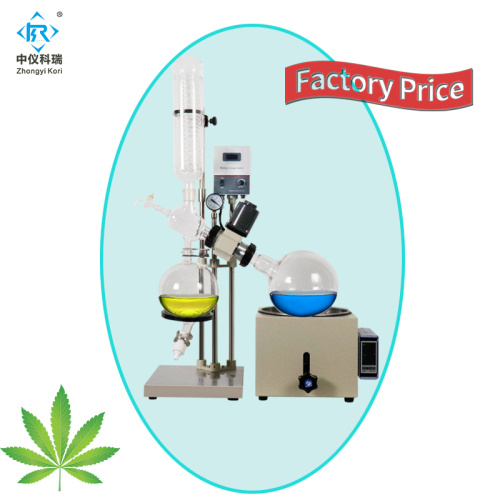 Laboratory vacuum rotary evaporator turnkey setup