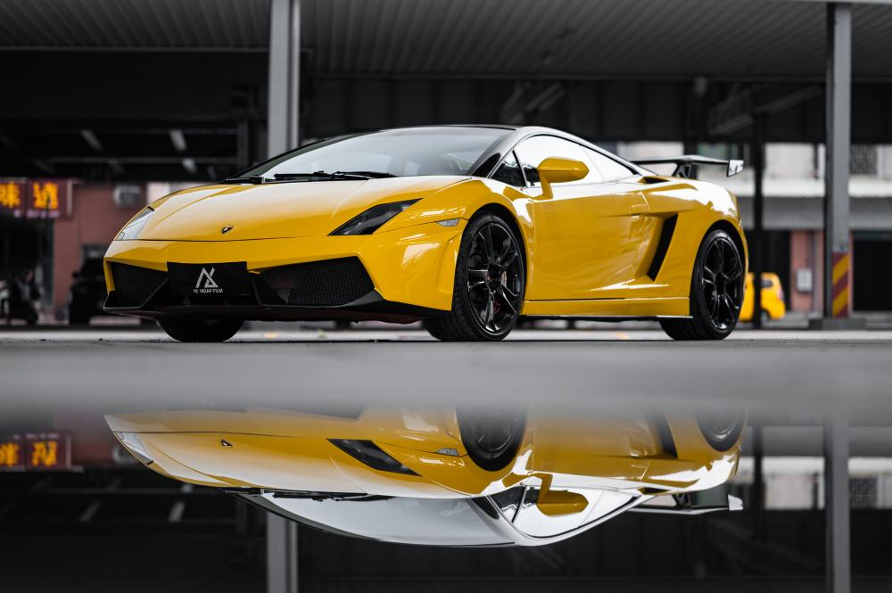 Dazzling Yellow Wrap Film