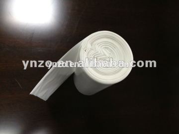 Clear Plastic Garbage Bag on roll--C fold style