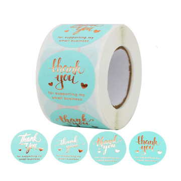 Wholesale Thank You Stickers Roll Label