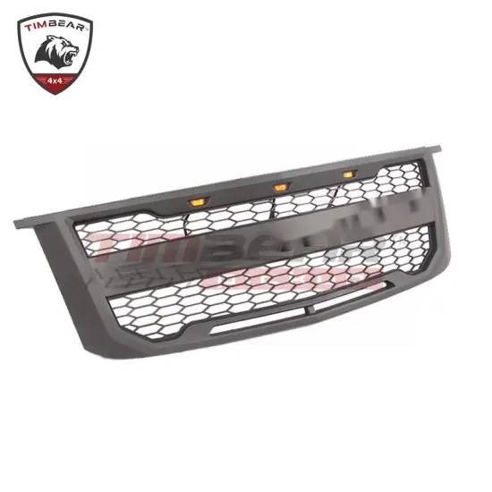 ABS Plastic Matt Black Car Grille for Chevrolet Suburban 2015-2019 with LED