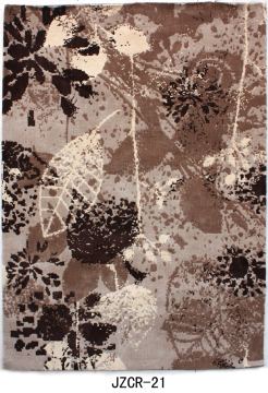 Microfiber-Teppich mit Wash-Drawing-Design