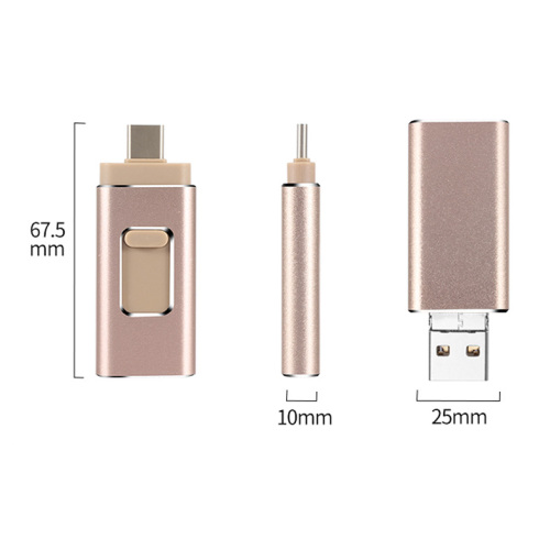 Nieuwe 4-in-1 OTG USB-flashdrive