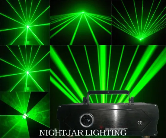 Dmx512 / Computer-controlled 2w High Power Green Animation Stage Laser Lighting