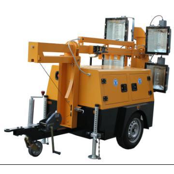 Mobile LED light tower