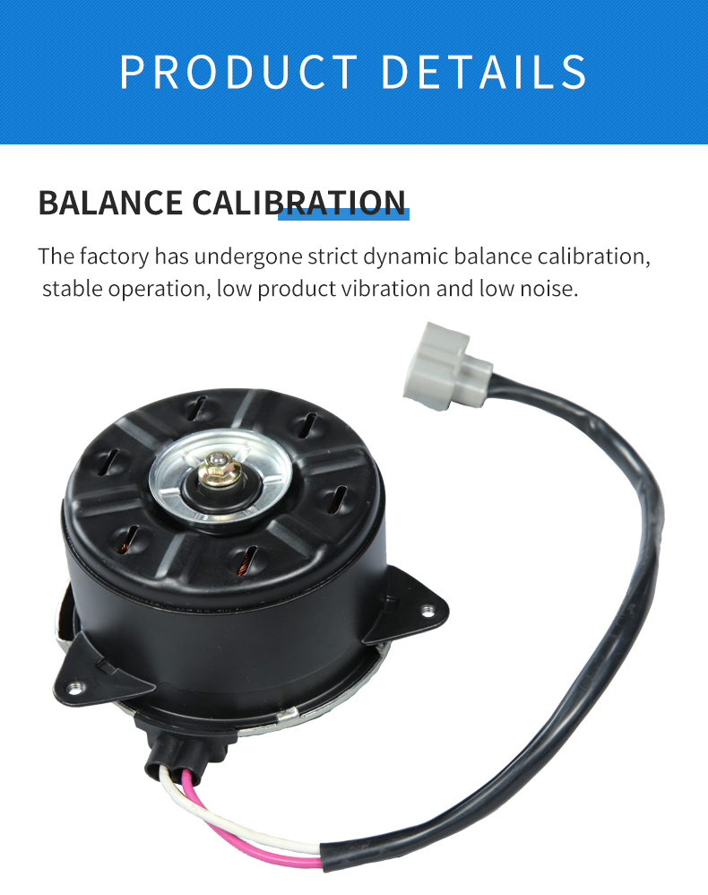 TOYOTA radiator cooling fan motor 1636336190 2680007161 China