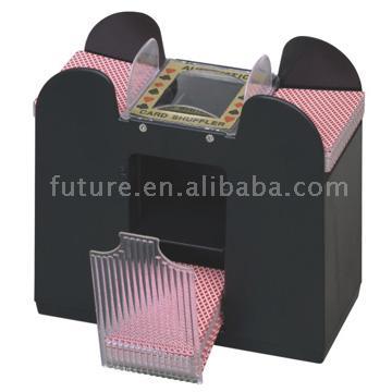 AUTOMATIC CARD SHUFFLER,card shuffler,plastic game,game,travel game,table game,casino,poker game,casino,gambling,poker chips