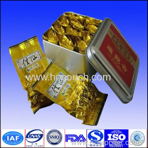 Custom Aluminum Foil Vacuum Packing Tea Bags 