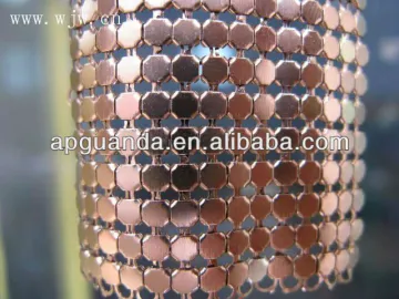 Metal mesh drapery
