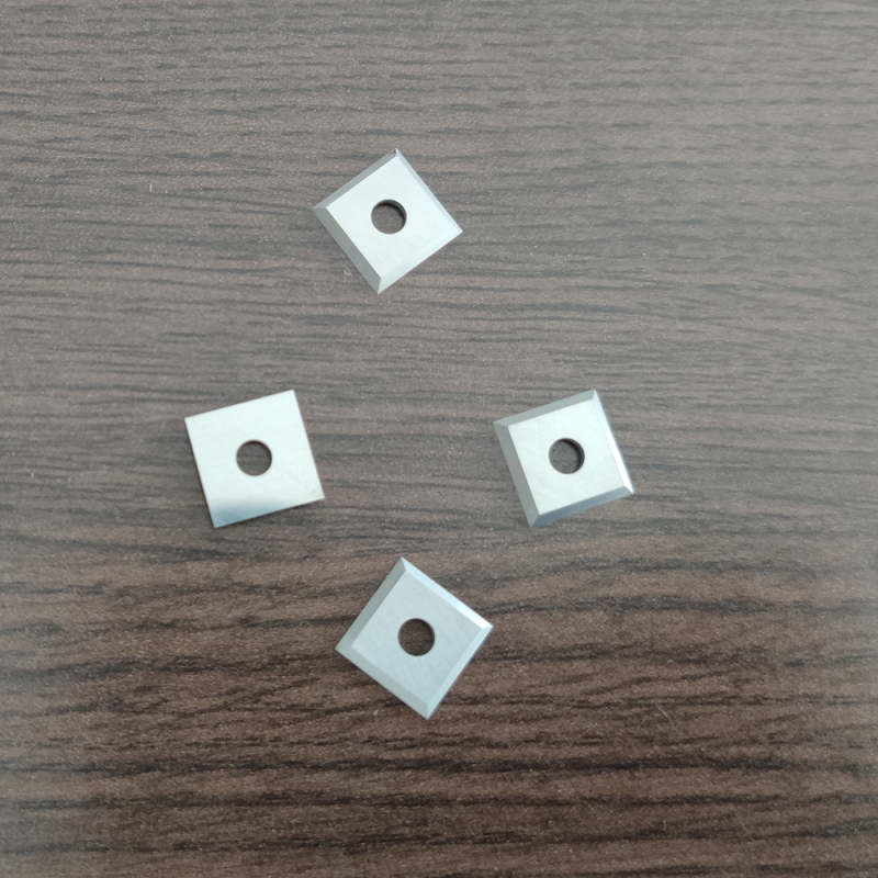 Woodworking tungsten carbide reversible knife custom cemented carbide reversible insert blade for portable planer