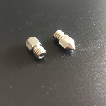MK8 M6 Thread Pointed Nozzle Stainless Steel for 3D Printer Extruder