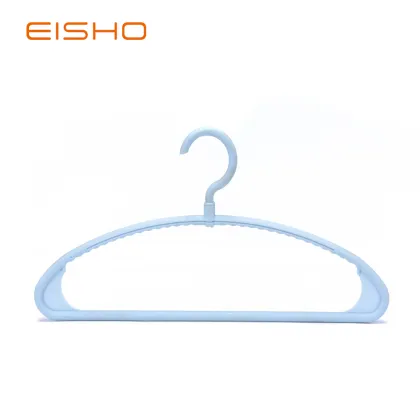 EISHO Blue Plastic Tubular Coat Hangers
