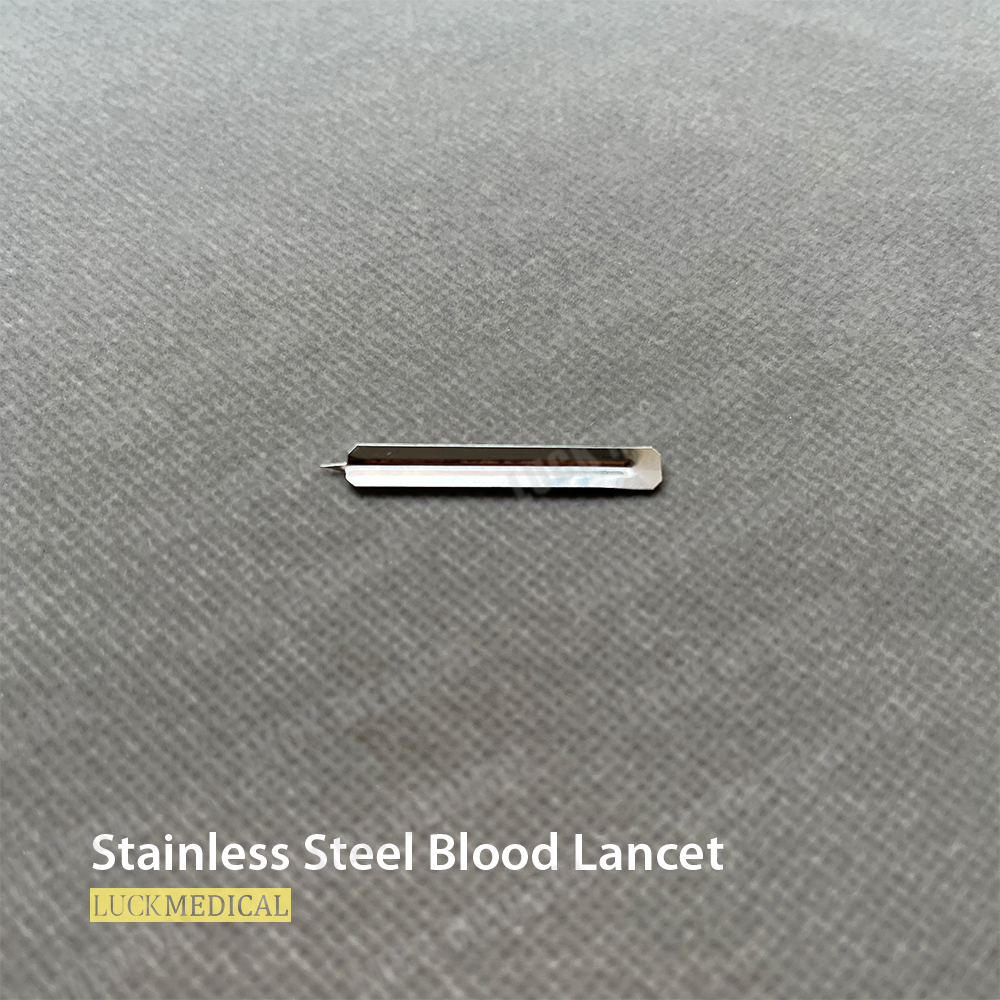 Stainless Steel Blood Lancet Medical Use