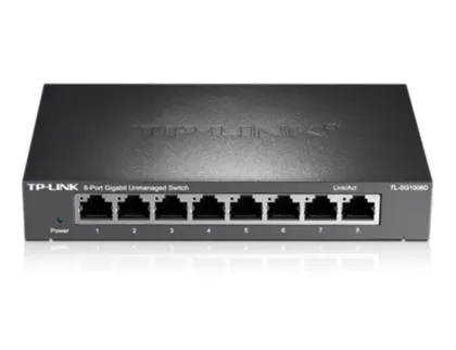 8 Port POE Switch with AC Power Supply