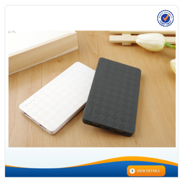 AWC841 4000mah 8000mah portable slim 8.5mm universal dual usb power bank 8800mah