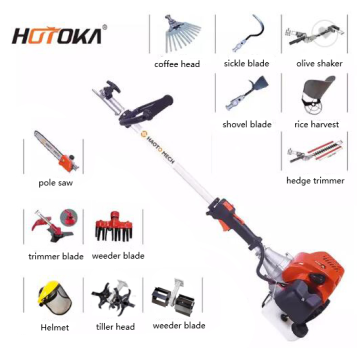 Multi function hedge trimmer gasoline brush cutter