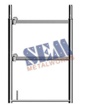 Hot Dip Galvanized Scaffolding Frames With 1000mm X732mm For Top Interim