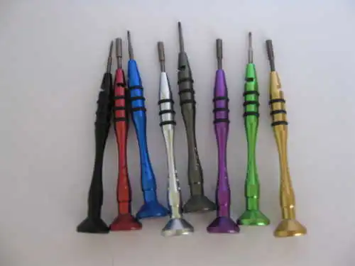 8 Piece Precision Screwdriver Set With Aluminum Handle 