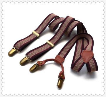 lady /men good dress fashion clip suspenders